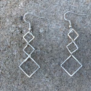 Three tier earrings